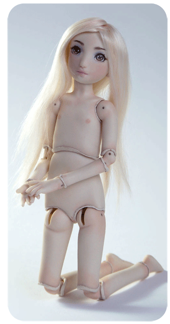 6 inch tall porcelain bjd