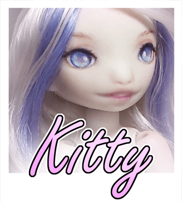 gallery of meka dolls with the kitty face sculpt