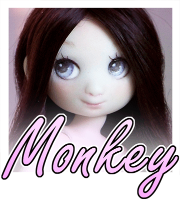 gallery of meka dolls with the monkey face sculpt