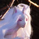 polymer clay pink unicorn faun sculpture by ladymeow